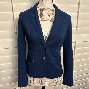 Banana Republic Women's Navy Suit Jacket Size 0P
